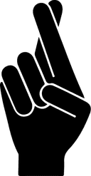 imagem de mãos com os dedos cruzados